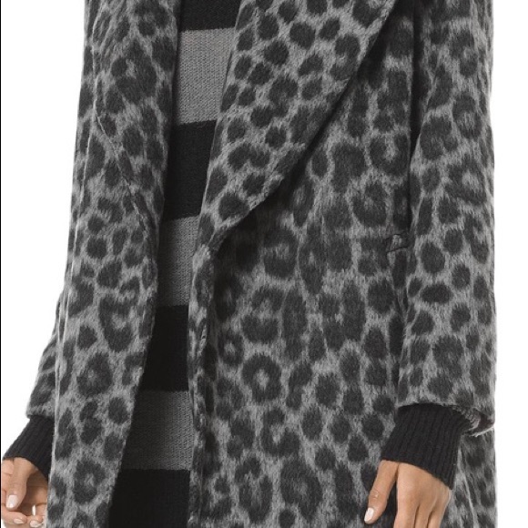 michael kors leopard coat